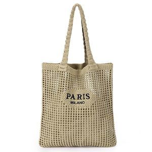 Crochet Tote Bag, Crochet Mesh Beach Tote Bag Summer Vacation <3